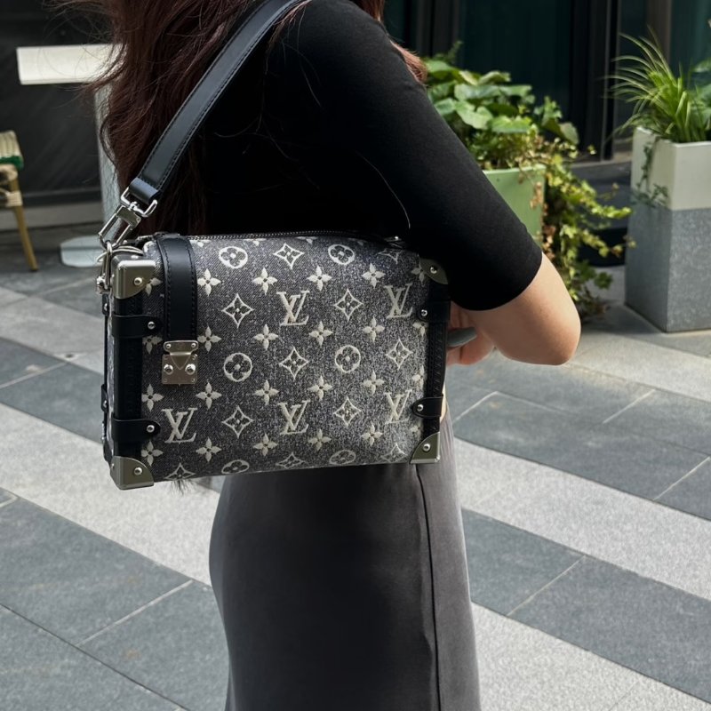 LOUIS VUITTON Side Trunk秀款 - 單寧老花-13