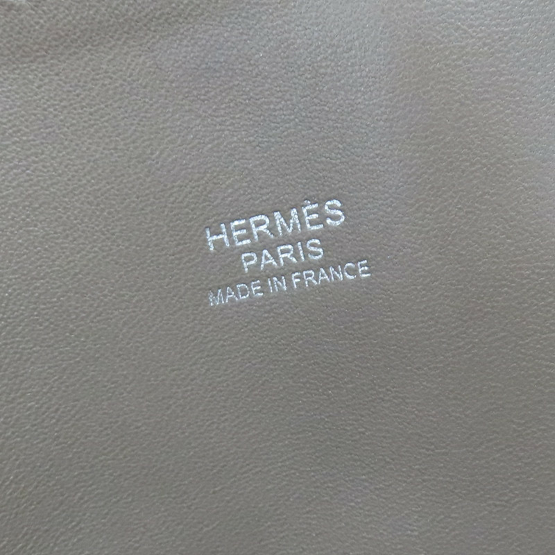 大象灰 Clemence 牛皮 Bolide 31 柏莉包 兩用包 口R刻 銀釦【HERMES 愛馬仕】-7