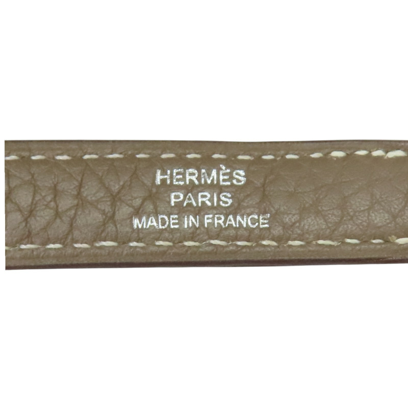 大象灰 Clemence 牛皮 Bolide 31 柏莉包 兩用包 口R刻 銀釦【HERMES 愛馬仕】-8