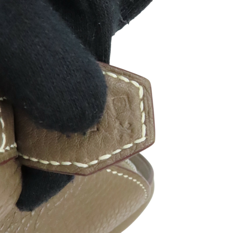 大象灰 Clemence 牛皮 Bolide 31 柏莉包 兩用包 口R刻 銀釦【HERMES 愛馬仕】-9