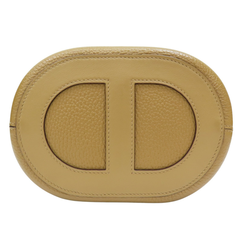 餅乾色 Clemence 牛皮 In The Loop 18 手提包 B刻【HERMES 愛馬仕】-3