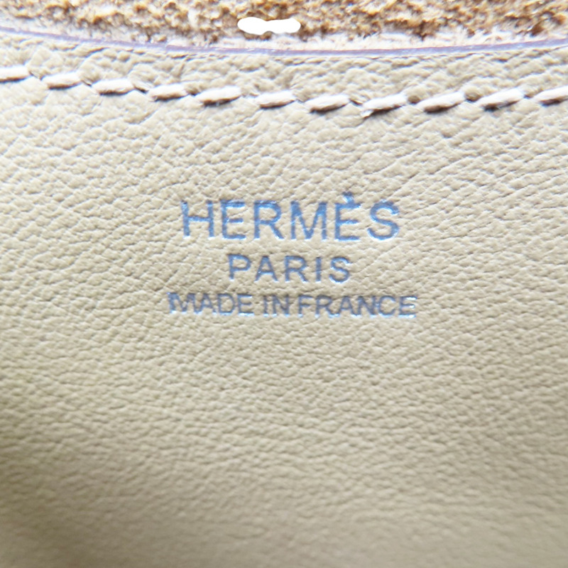 餅乾色 Clemence 牛皮 In The Loop 18 手提包 B刻【HERMES 愛馬仕】-5