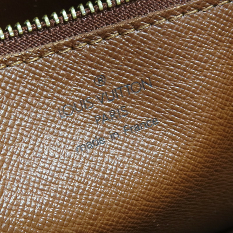 棕色 原花帆布 Trocadero 27 肩背包【LOUIS VUITTON LV 路易威登】 M51274-7