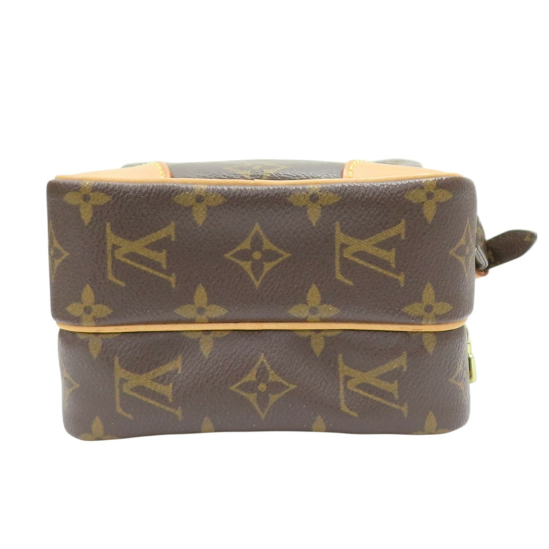 棕色 原花帆布 Amazone 肩背包【LOUIS VUITTON LV 路易威登】 M45236-3