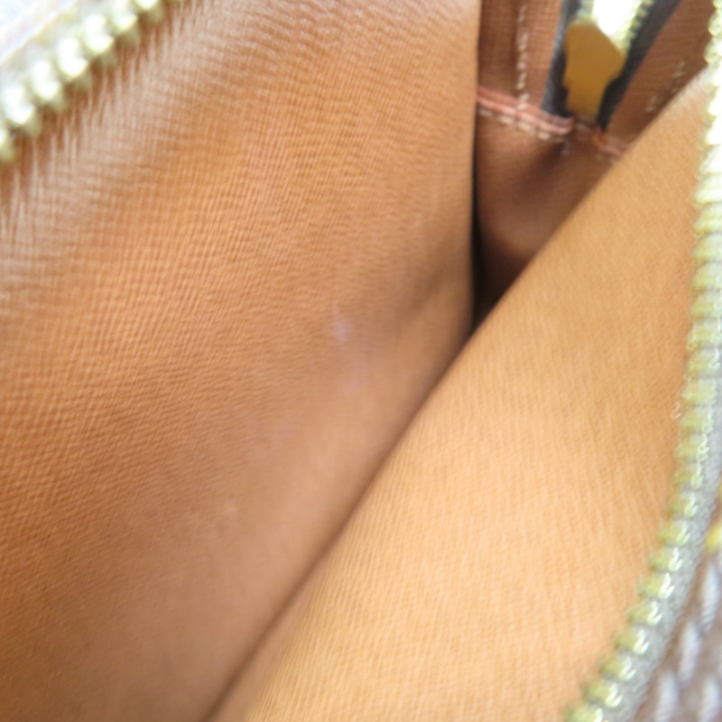 棕色 原花帆布 Amazone 肩背包【LOUIS VUITTON LV 路易威登】 M45236-4