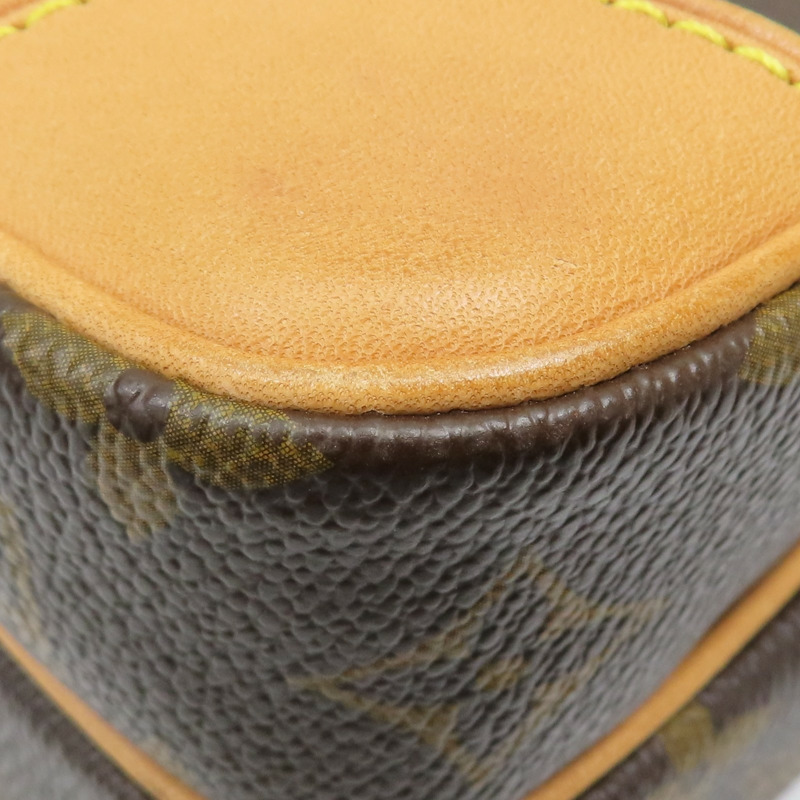 棕色 原花帆布 Amazone 肩背包【LOUIS VUITTON LV 路易威登】 M45236-10