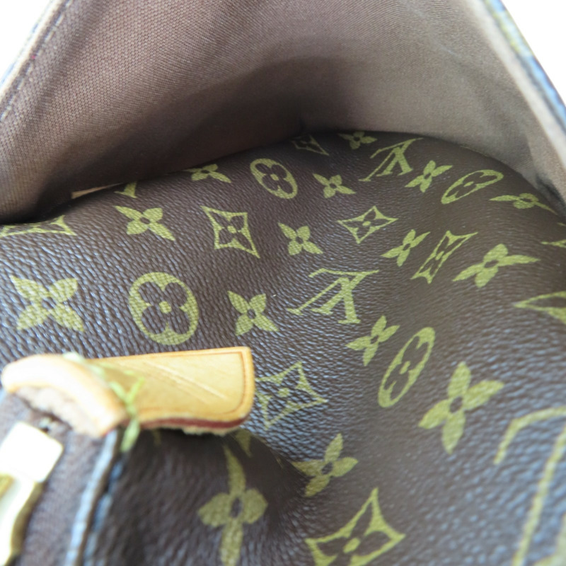 棕色 原花帆布 Totally PM 肩背包【LOUIS VUITTON LV 路易威登】 M56688-6