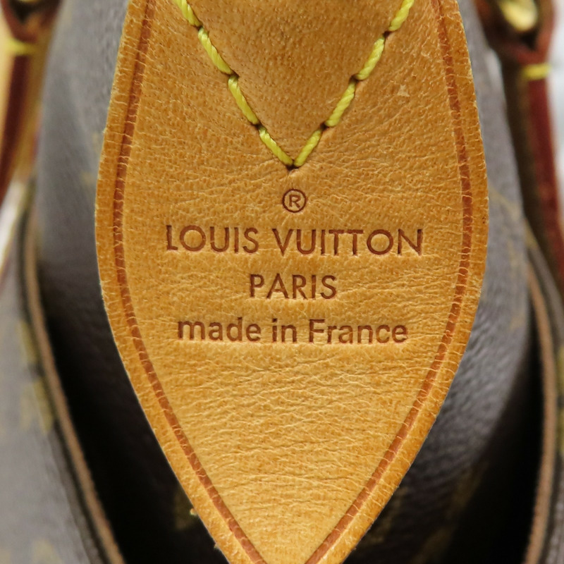 棕色 原花帆布 Totally PM 肩背包【LOUIS VUITTON LV 路易威登】 M56688-7