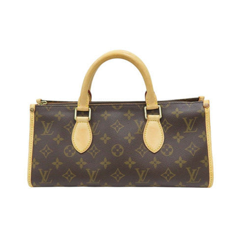 棕色 原花帆布 POPINCOURT 手提包【LOUIS VUITTON LV 路易威登】 M40009