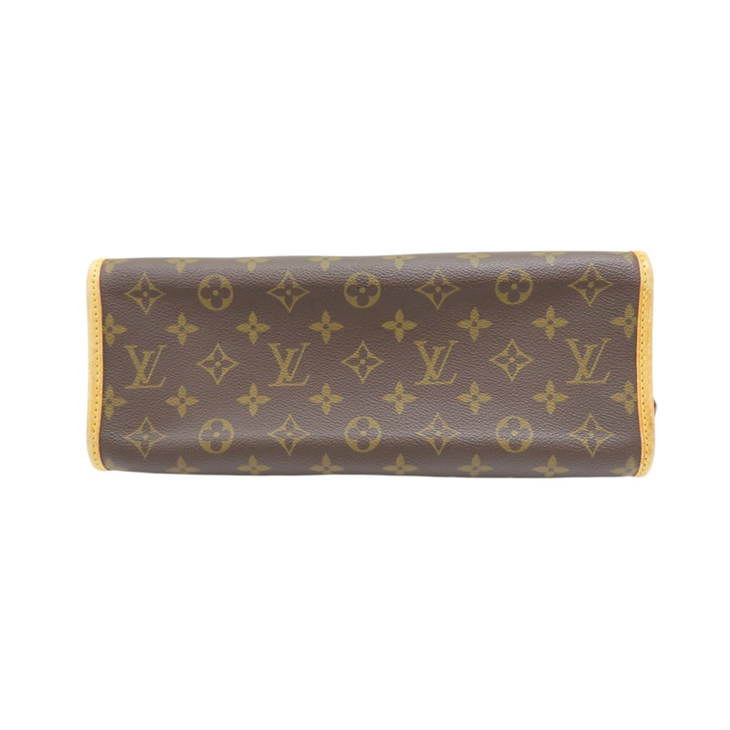 棕色 原花帆布 POPINCOURT 手提包【LOUIS VUITTON LV 路易威登】 M40009-3