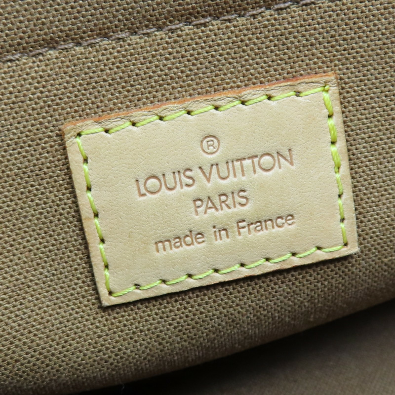 棕色 原花帆布 POPINCOURT 手提包【LOUIS VUITTON LV 路易威登】 M40009-6
