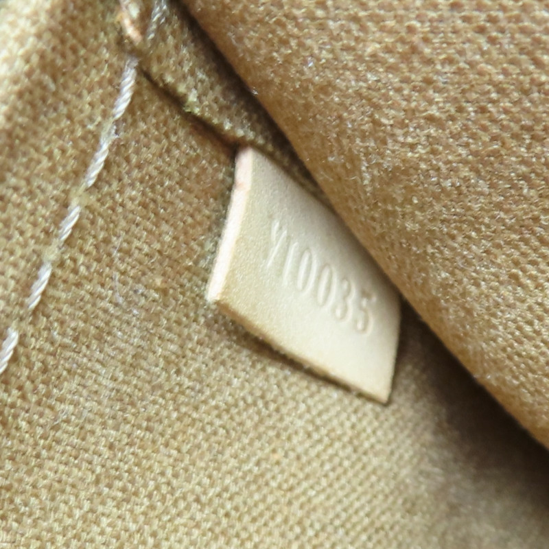 棕色 原花帆布 POPINCOURT 手提包【LOUIS VUITTON LV 路易威登】 M40009-7