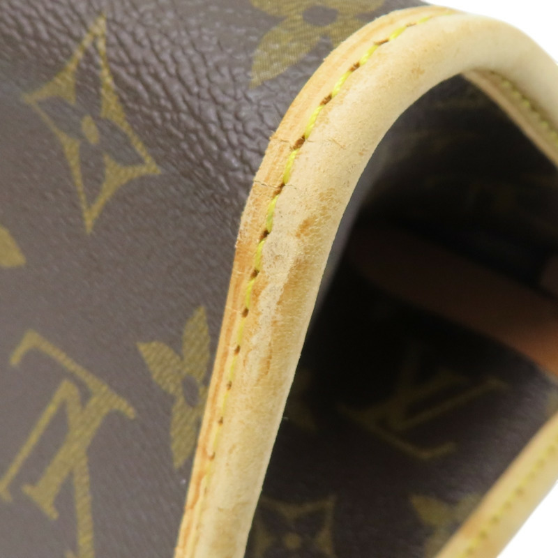 棕色 原花帆布 POPINCOURT 手提包【LOUIS VUITTON LV 路易威登】 M40009-11