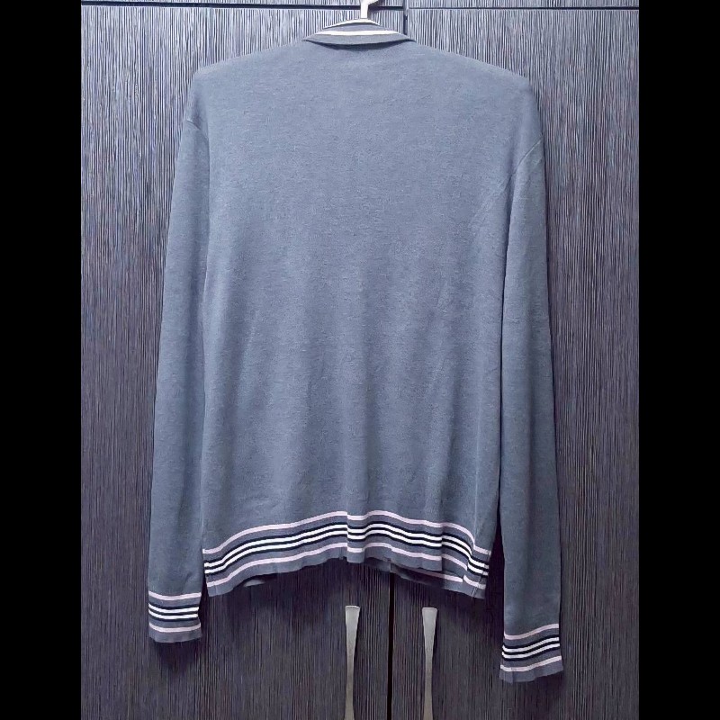 絕版BURBERRY 博柏利 BLACK LABEL 黑標 戰馬 男灰色立領運動休閒外套3號-1