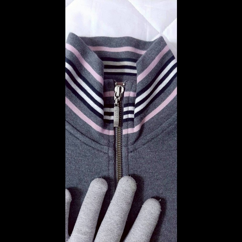 絕版BURBERRY 博柏利 BLACK LABEL 黑標 戰馬 男灰色立領運動休閒外套3號-2