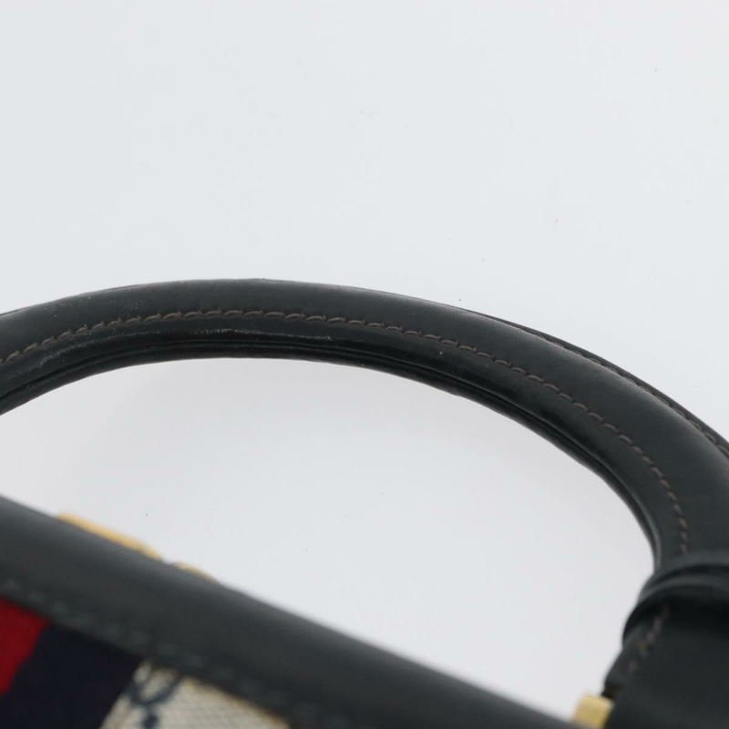 【日本直送】GUCCI GG Supreme Sherry Line 旅行箱 PVC 海軍藍金色 正品 ki6345-13