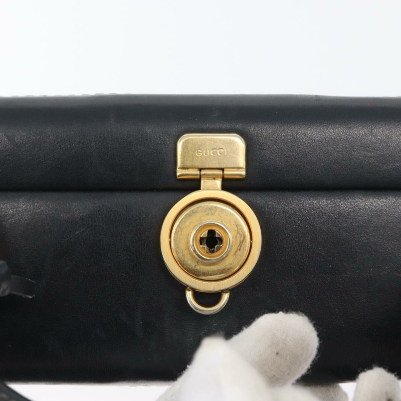 【日本直送】GUCCI GG Supreme Sherry Line 旅行箱 PVC 海軍藍金色 正品 ki6345-17