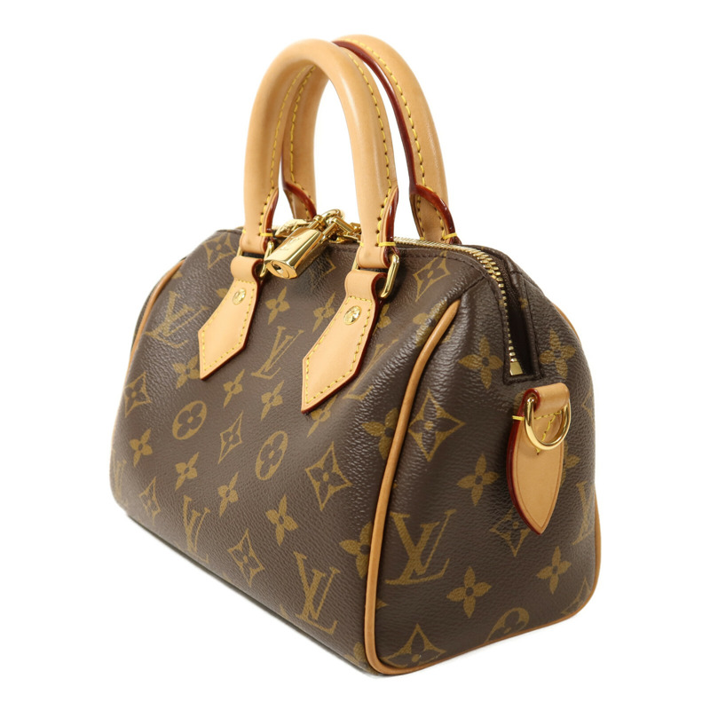 LOUIS VUITTON Monogram Speedy Bandoulière 20金扣手挽肩背兩用袋-2