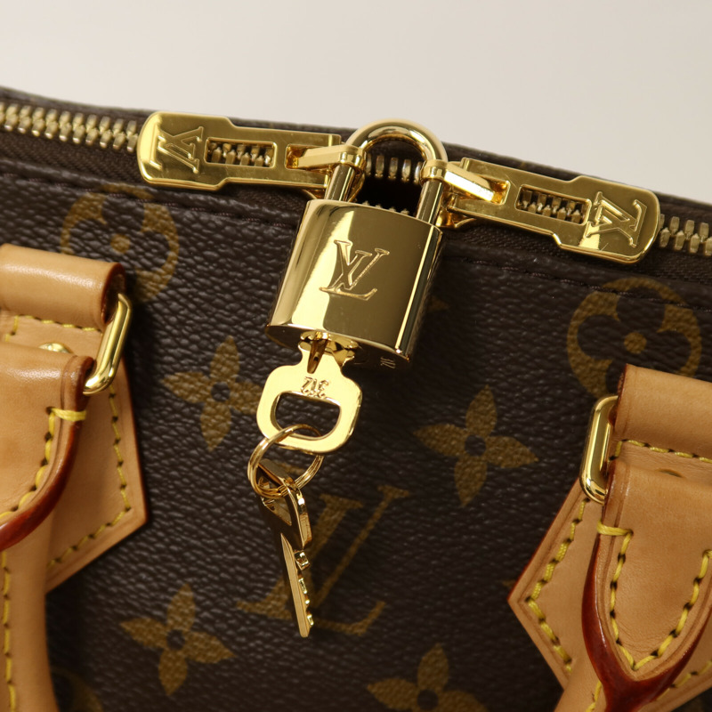 LOUIS VUITTON Monogram Speedy Bandoulière 20金扣手挽肩背兩用袋-8