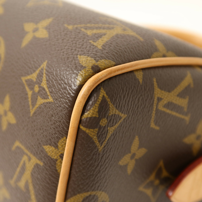 LOUIS VUITTON Monogram Speedy Bandoulière 20金扣手挽肩背兩用袋-11