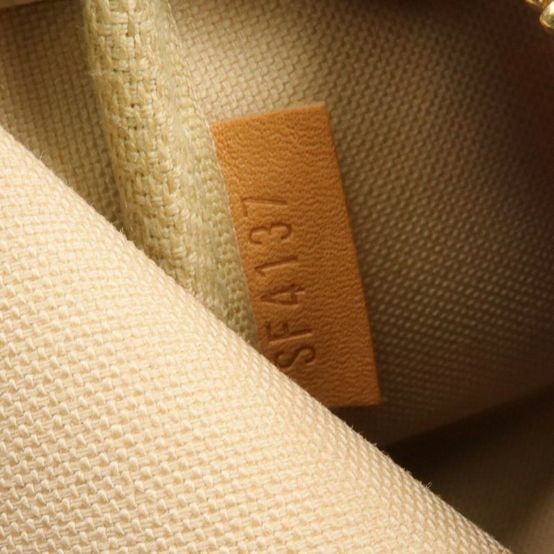 LOUIS VUITTON Damier Azur Mini Pochette Accessories金扣手挽袋-12