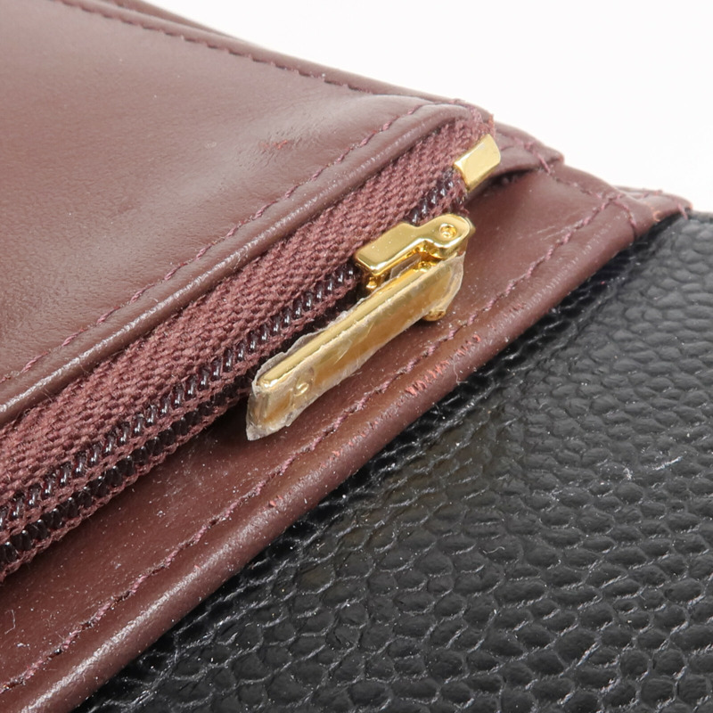 CHANEL 牛皮皮革Long Wallet金扣長錢包-9