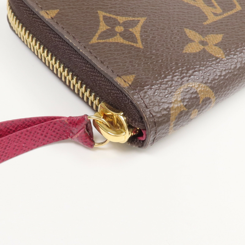 LOUIS VUITTON Monogram Clemence Wallet金扣長錢包-7