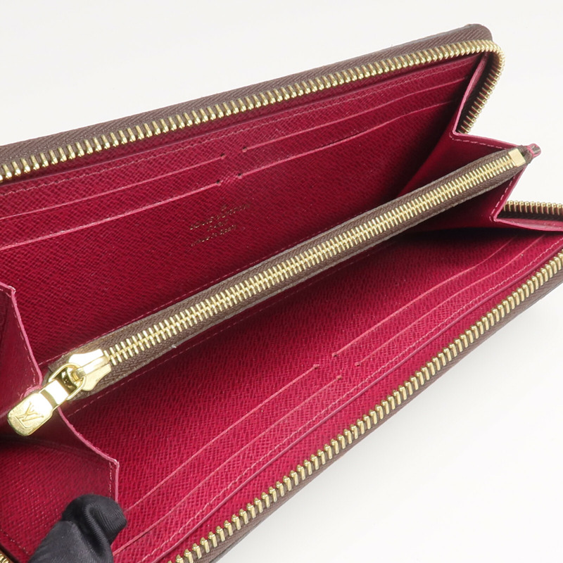 LOUIS VUITTON Monogram Clemence Wallet金扣長錢包-11