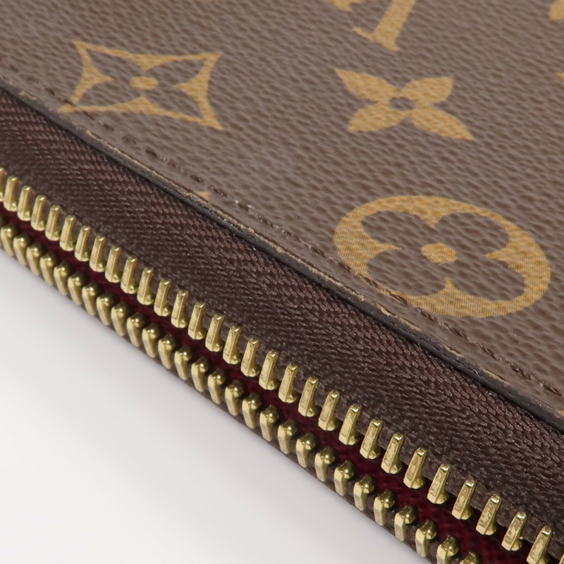 LOUIS VUITTON Monogram Clemence Wallet金扣長錢包-14