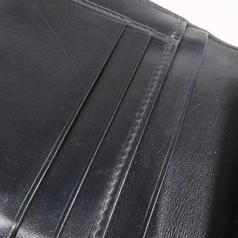PRADA 牛皮皮革Wallet金扣錢包-14