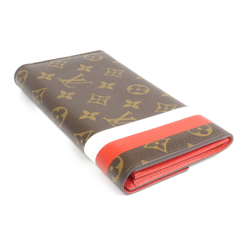 LOUIS VUITTON Monogram Groom Portefeuille Sarah金扣長錢包-4