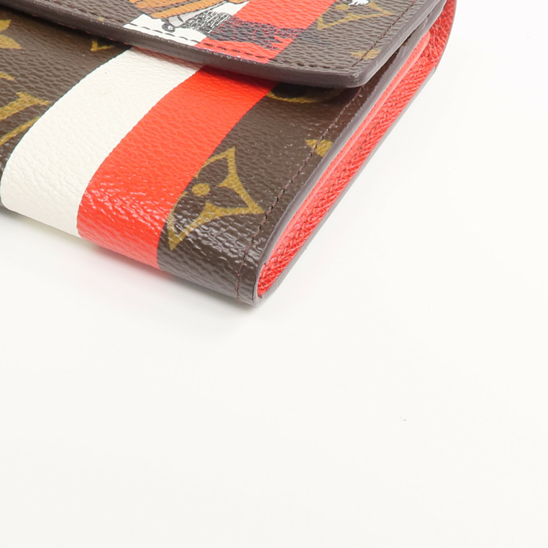 LOUIS VUITTON Monogram Groom Portefeuille Sarah金扣長錢包-6