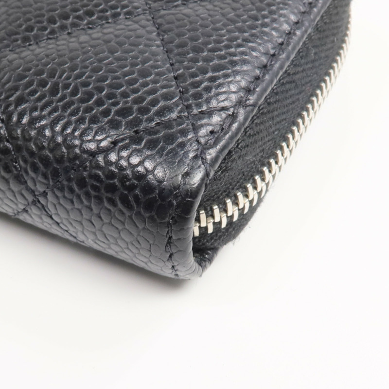 CHANEL 牛皮皮革Card Holder銀扣卡片套-6