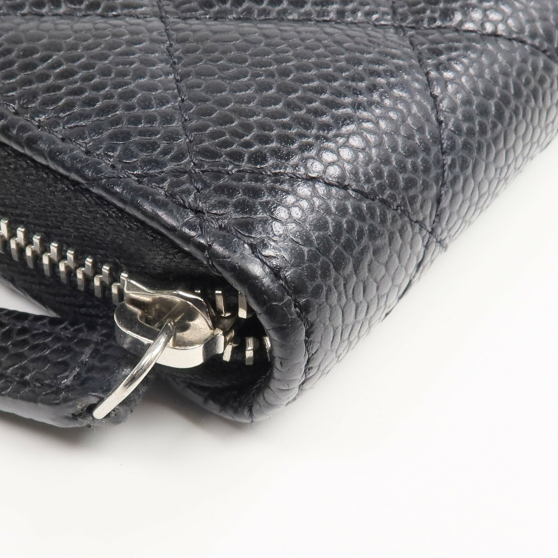 CHANEL 牛皮皮革Card Holder銀扣卡片套-7
