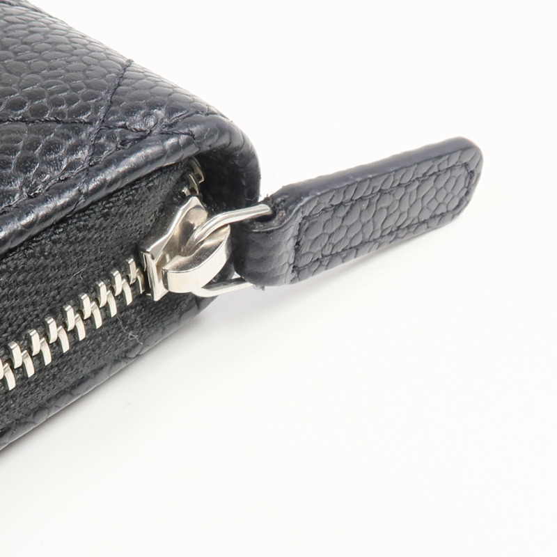 CHANEL 牛皮皮革Card Holder銀扣卡片套-10