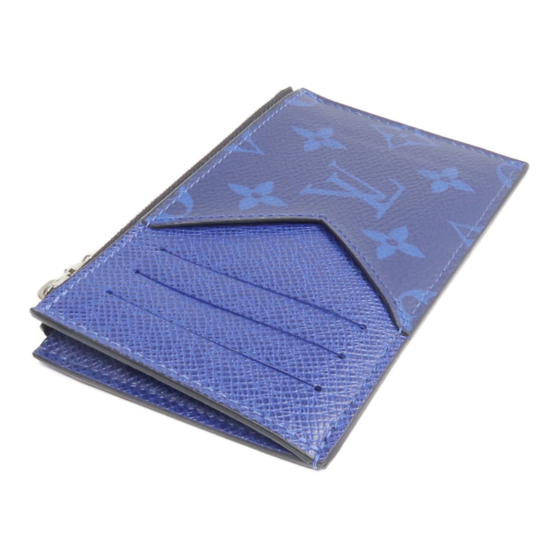 LOUIS VUITTON Taigarama Coin Card Holder銀扣零錢包-3