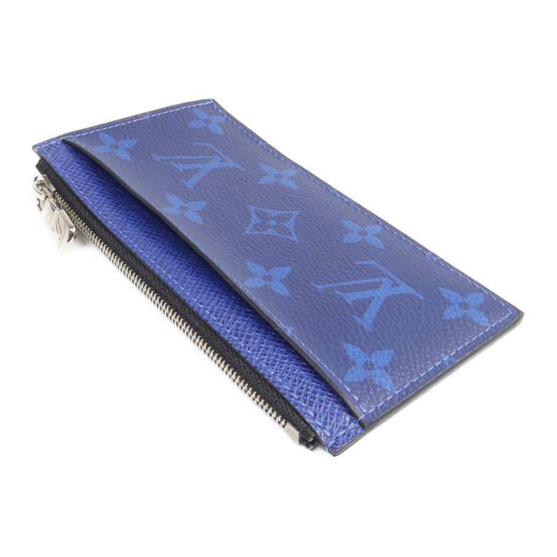 LOUIS VUITTON Taigarama Coin Card Holder銀扣零錢包-4