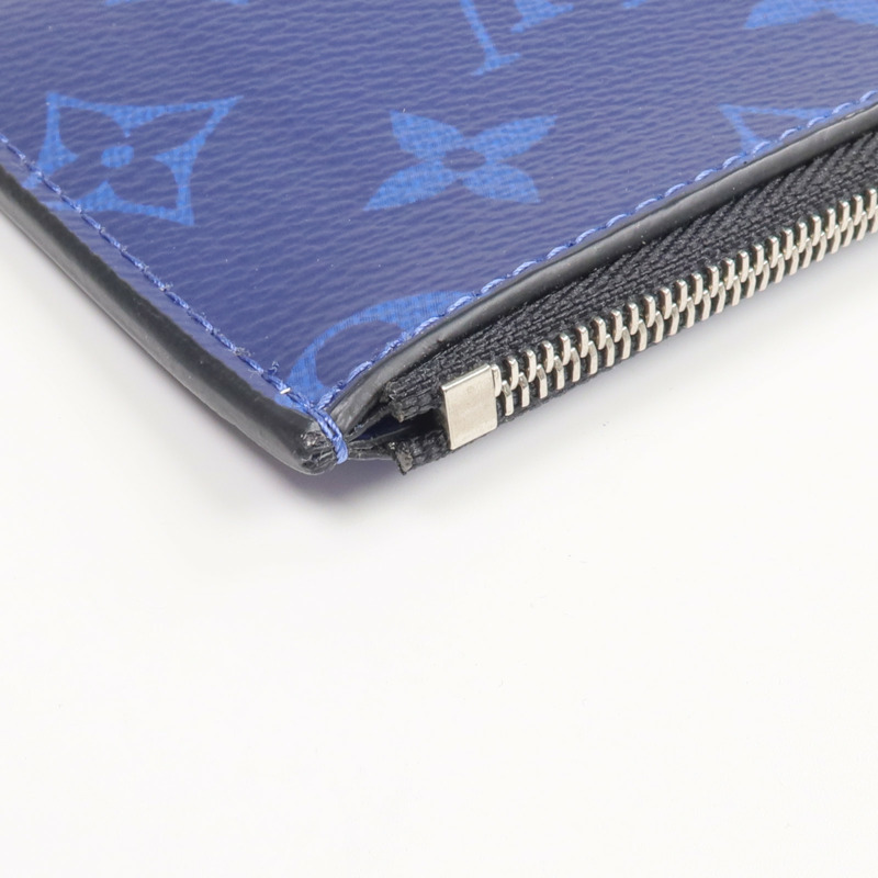 LOUIS VUITTON Taigarama Coin Card Holder銀扣零錢包-8