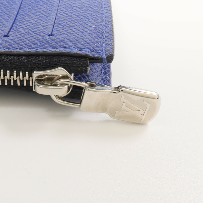 LOUIS VUITTON Taigarama Coin Card Holder銀扣零錢包-10