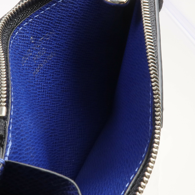 LOUIS VUITTON Taigarama Coin Card Holder銀扣零錢包-11