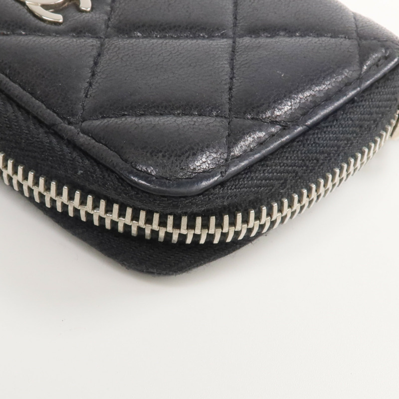 CHANEL 羊皮皮革Coin Purse零錢包-9