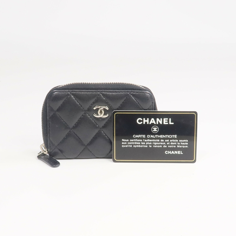 CHANEL 羊皮皮革Coin Purse零錢包-16
