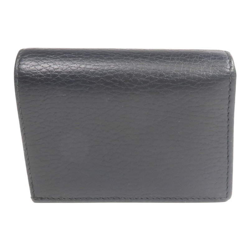 GUCCI 牛皮皮革GG Marmont Wallet金扣錢包-1