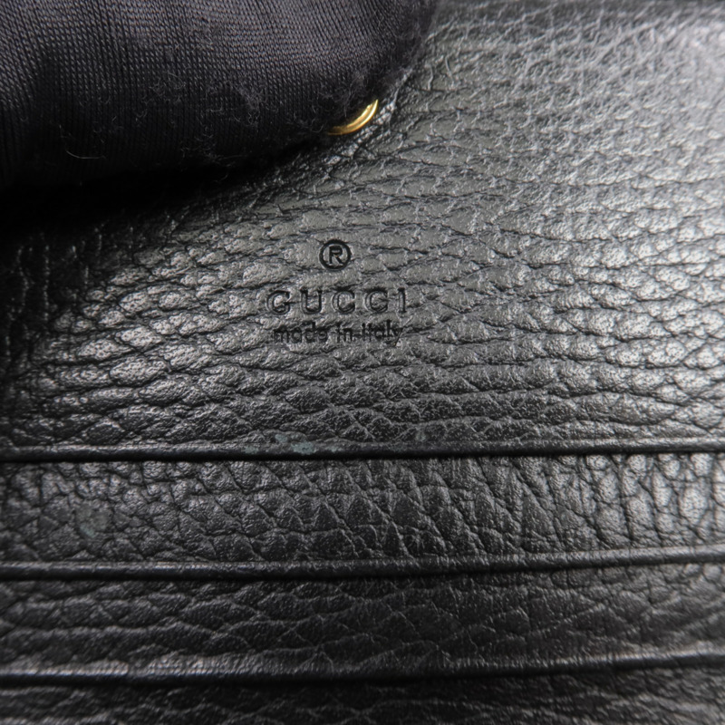 GUCCI 牛皮皮革GG Marmont Wallet金扣錢包-7