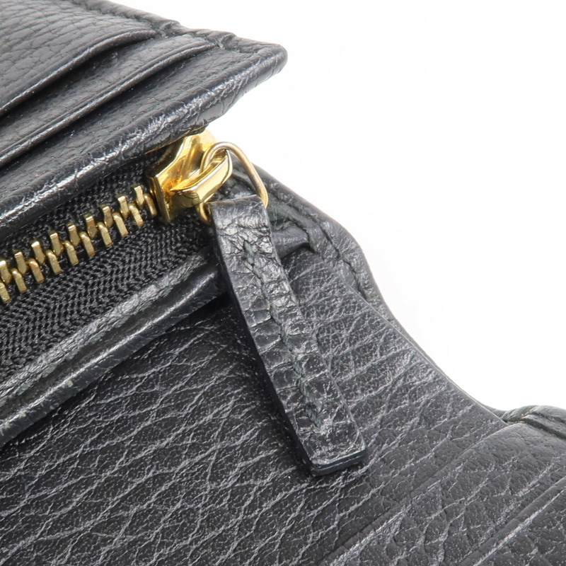 GUCCI 牛皮皮革GG Marmont Wallet金扣錢包-9