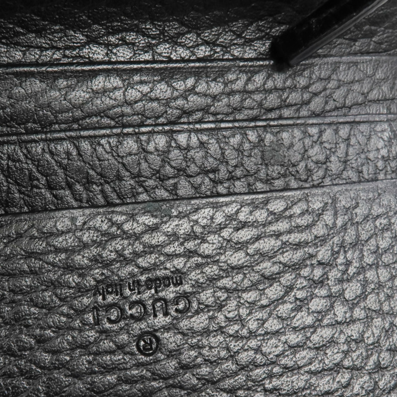 GUCCI 牛皮皮革GG Marmont Wallet金扣錢包-15