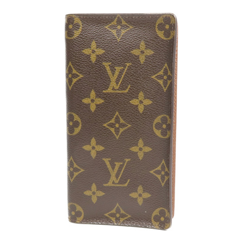LOUIS VUITTON Monogram Brazza Wallet金扣長錢包