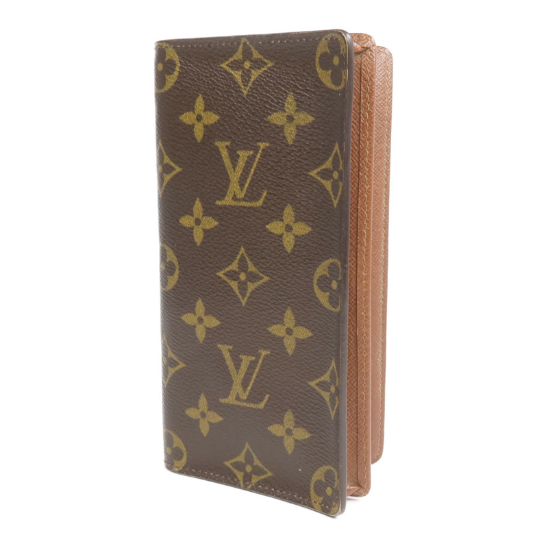 LOUIS VUITTON Monogram Brazza Wallet金扣長錢包-2
