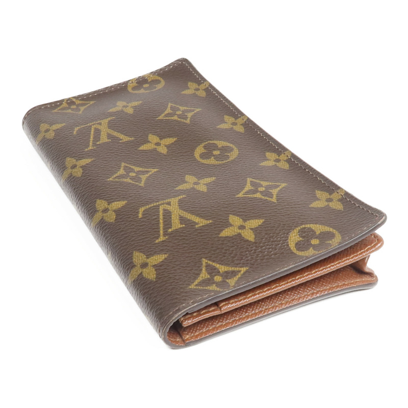 LOUIS VUITTON Monogram Brazza Wallet金扣長錢包-4
