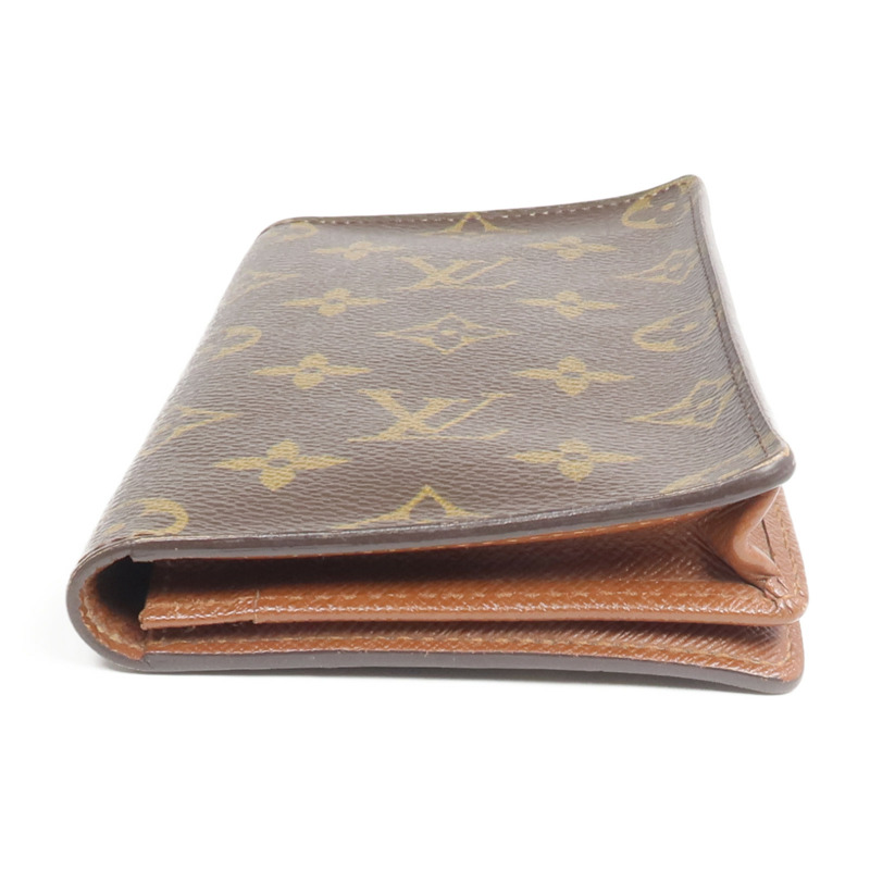 LOUIS VUITTON Monogram Brazza Wallet金扣長錢包-5